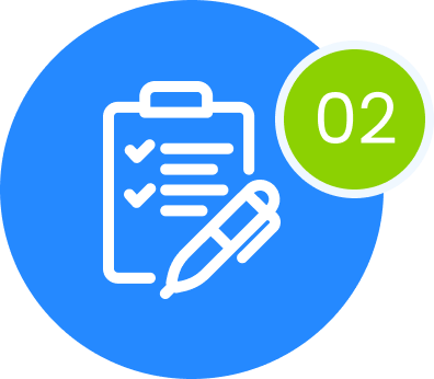 Evaluate: Icon of a checklist to evaluate your borrowing capacity