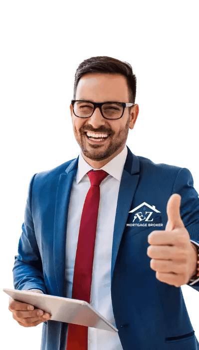 EZ Mortgage Broker Smiling and wearing company logo