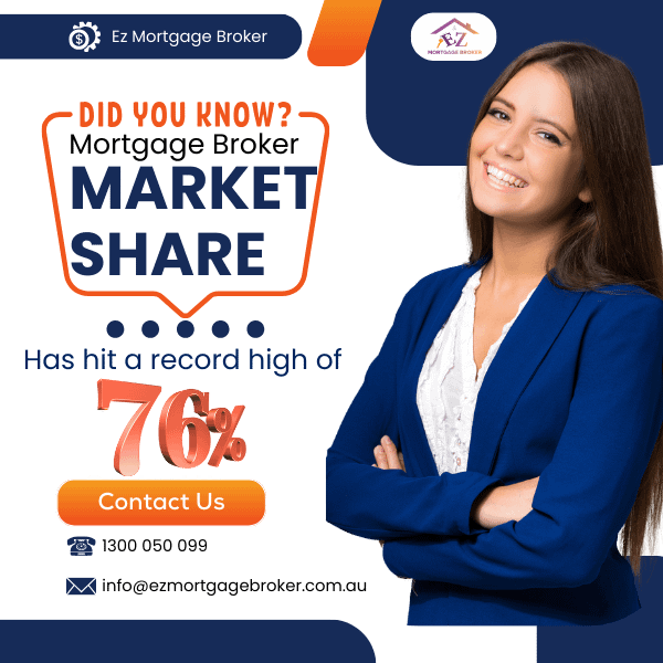 EZ Mortgage Broker Did You Know Market Share Hit Record High 76% Contact Us 1300 050 099